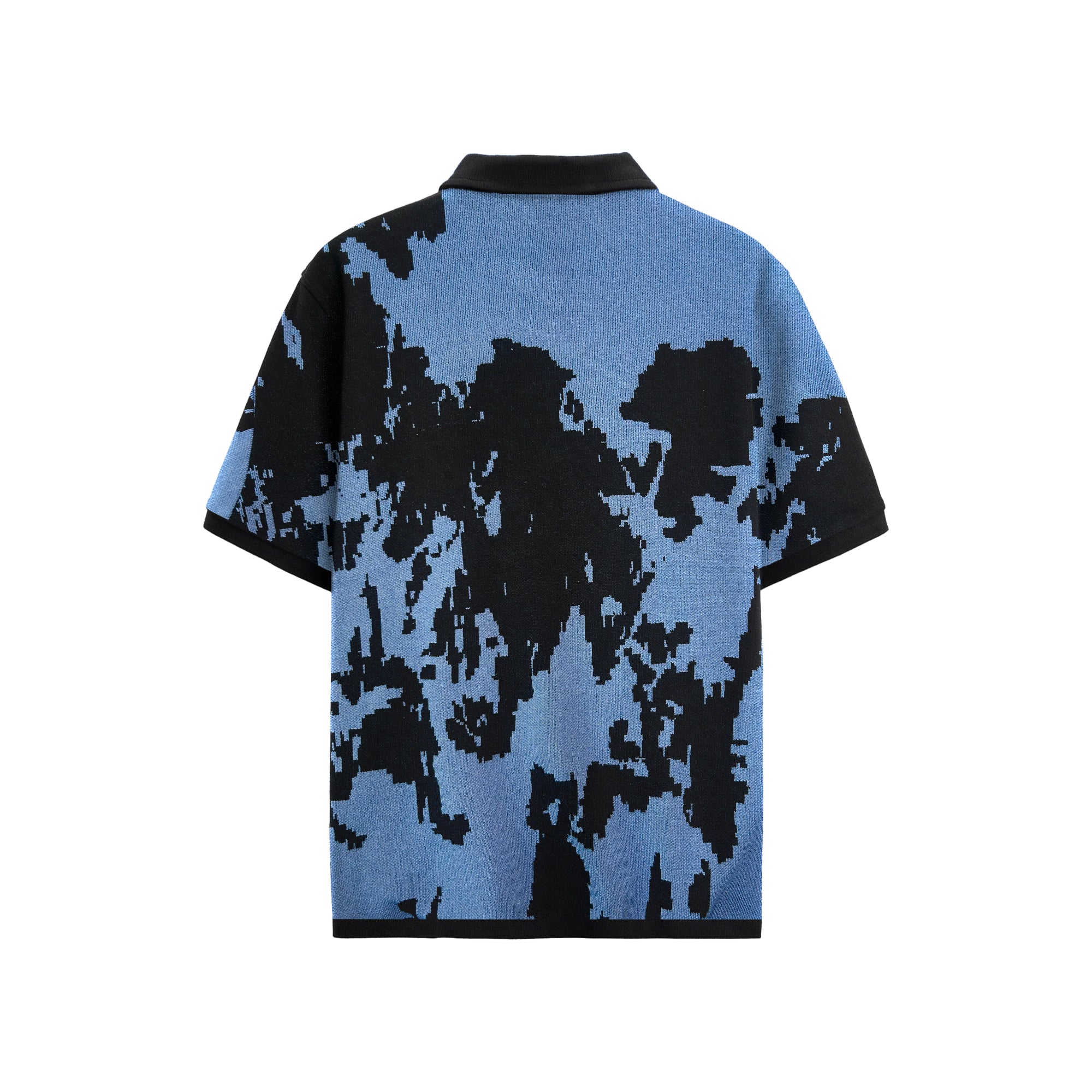 KNIT POLO - BLUE