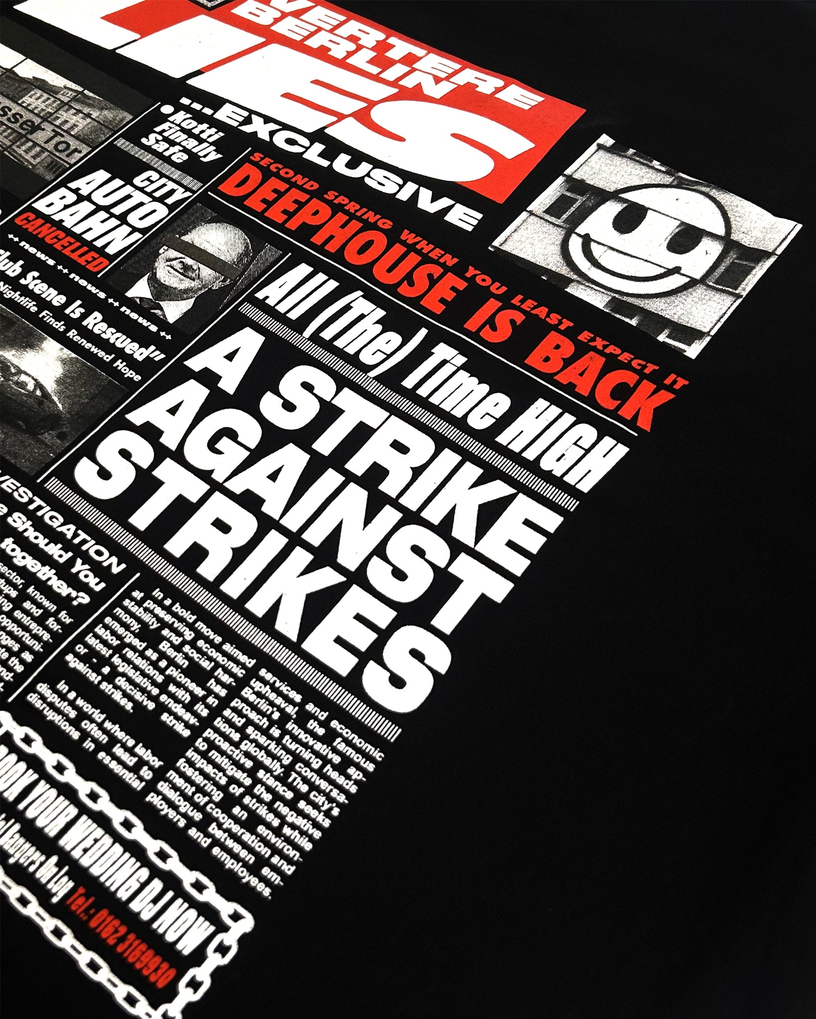 LIES T-SHIRT - BLACK