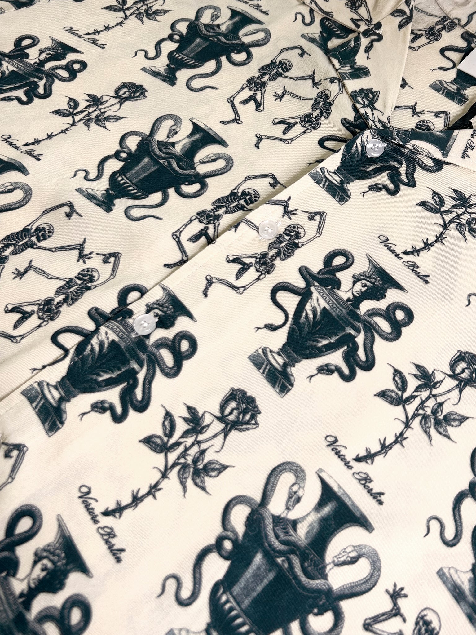 POISON VISCOSE SHIRT - BONE