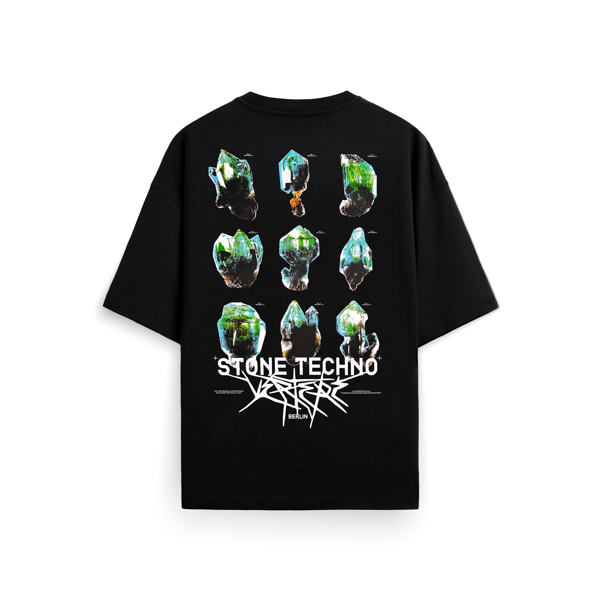 THE THIRD ROOM X VERTERE BERLIN GEMS T-SHIRT - BLACK