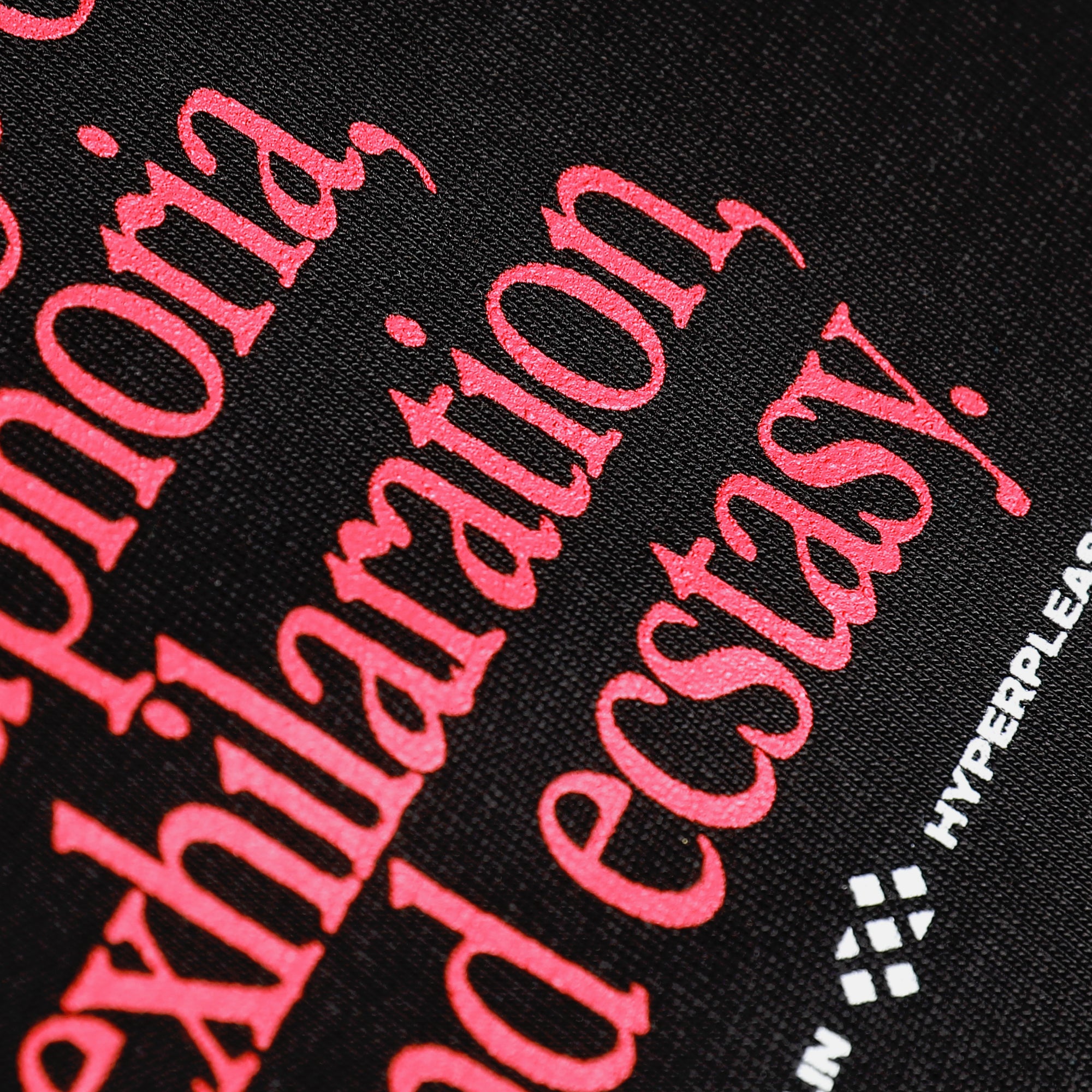 EUPHORIA T-SHIRT - BLACK