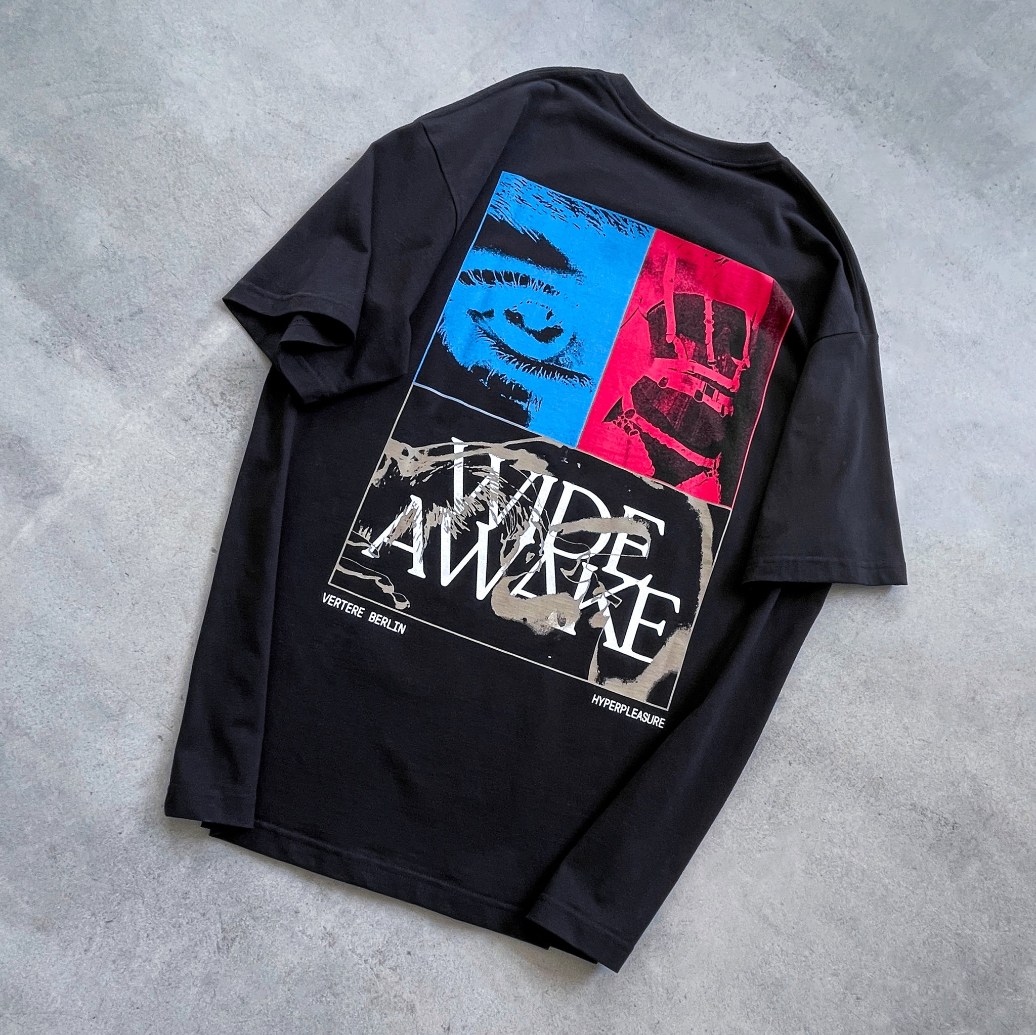 WIDE AWAKE T-SHIRT - BLACK