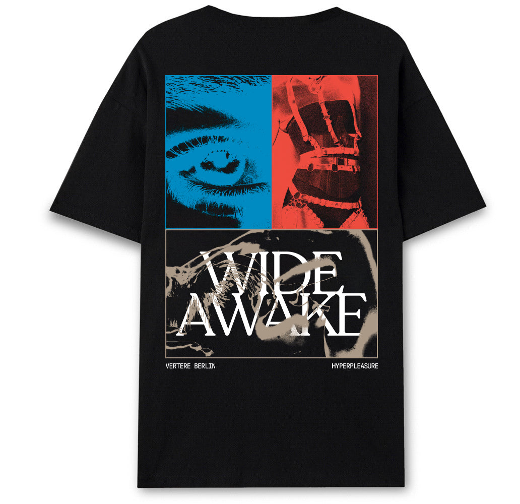 WIDE AWAKE T-SHIRT - BLACK
