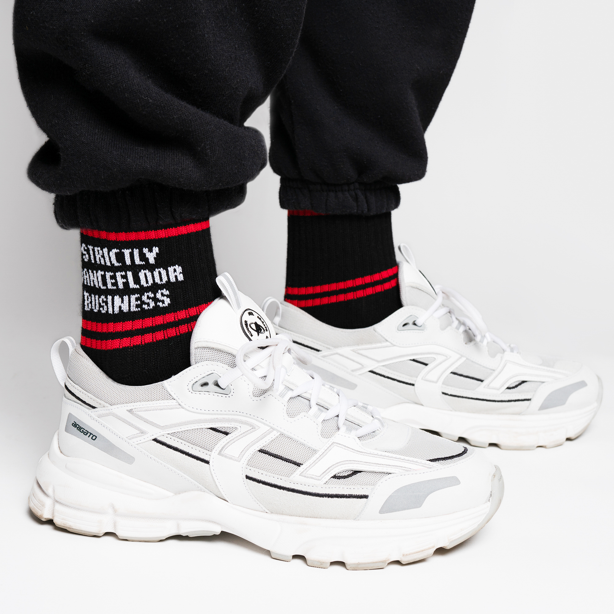 STRICTLY DANCEFLOOR BUSINESS TENNIS SOCKS - BLACK