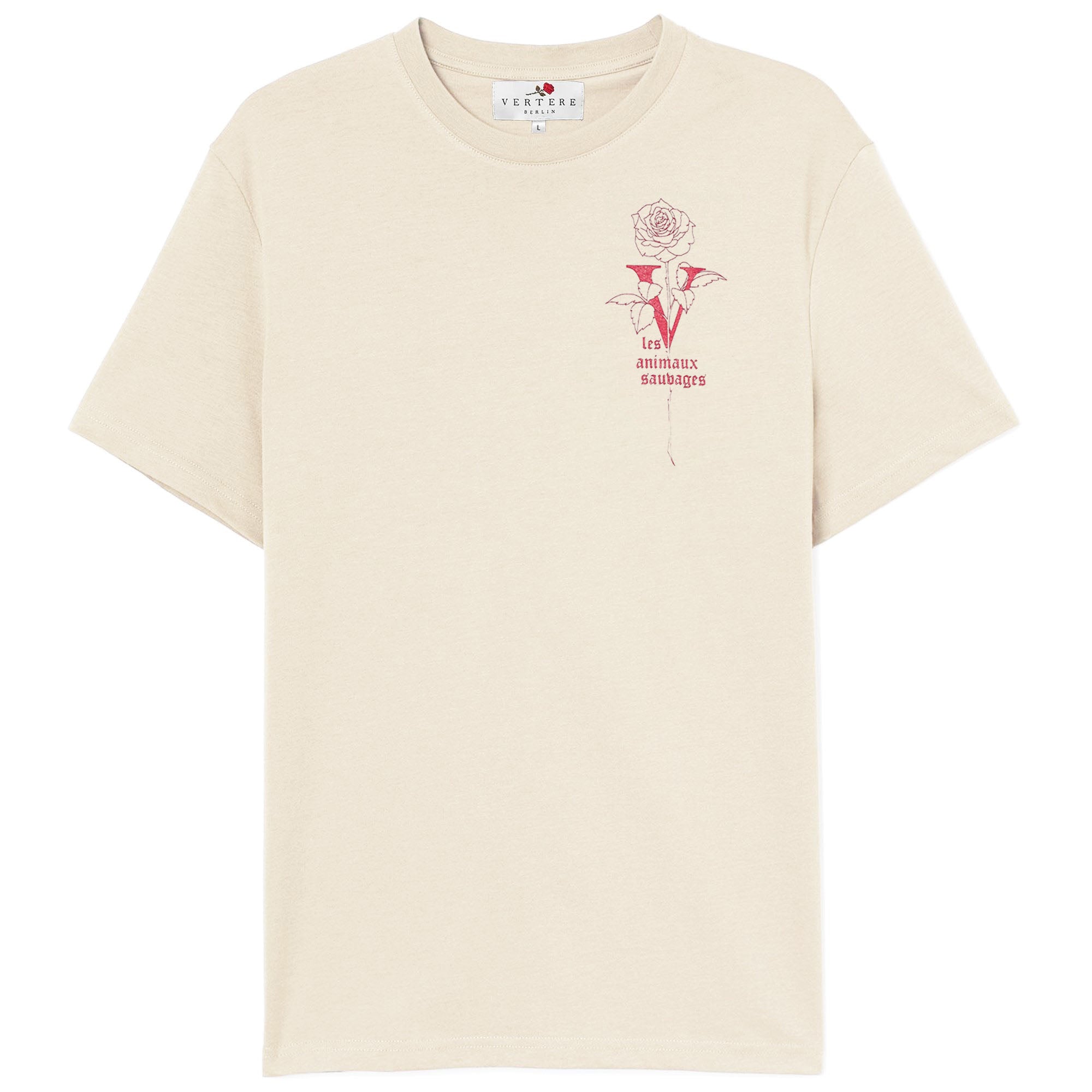ANIMAUX SAUVAGES OUROBOROS T-SHIRT - SAND